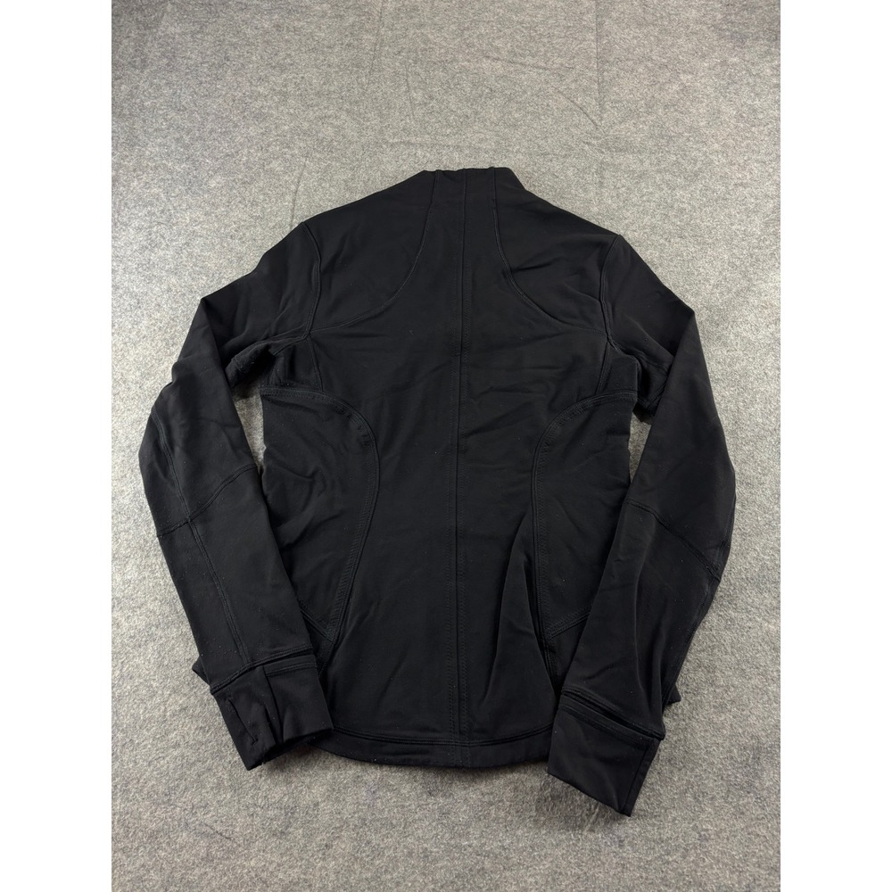 Lululemon Define Jacket Black Full Zip Luon Yoga Activewear Size 10 Pilates